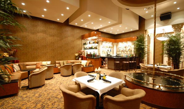 stunning Athena's Lounge at Atlantis Chicago